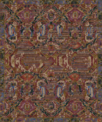 Makalu Nepal Teppich Antique M131 Handgeknüpft im Wunschmaß    